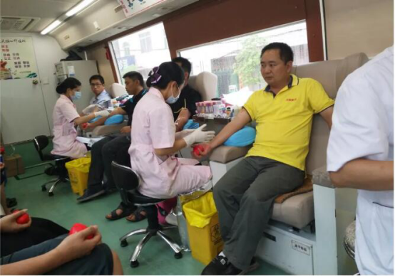 獻血現(xiàn)場