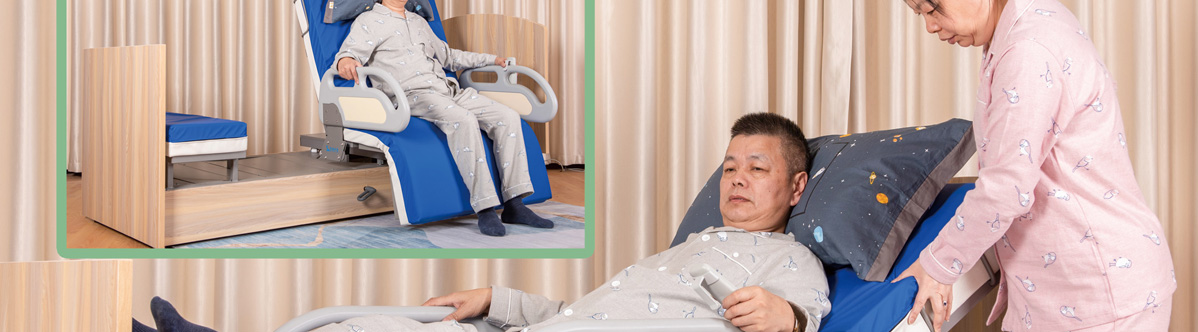 半自動(dòng)旋轉(zhuǎn)護(hù)理床廠家