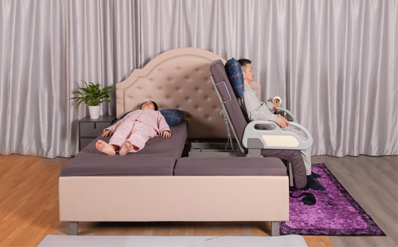 家用旋轉(zhuǎn)護(hù)理床