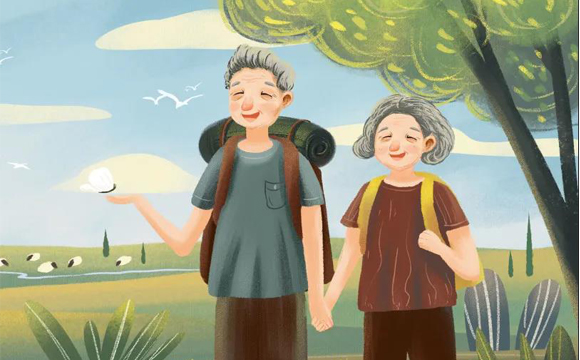 老人出游 老人出游